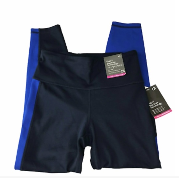 Gap Fit Blue striped size S 7/8 Leggings - Picture 7 of 7